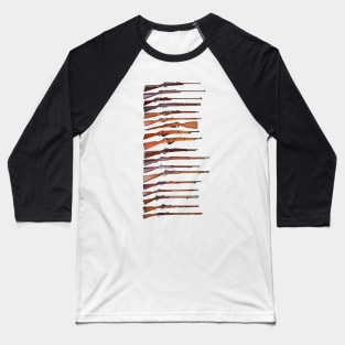 Old Vintage Sniper Rifle Baseball T-Shirt